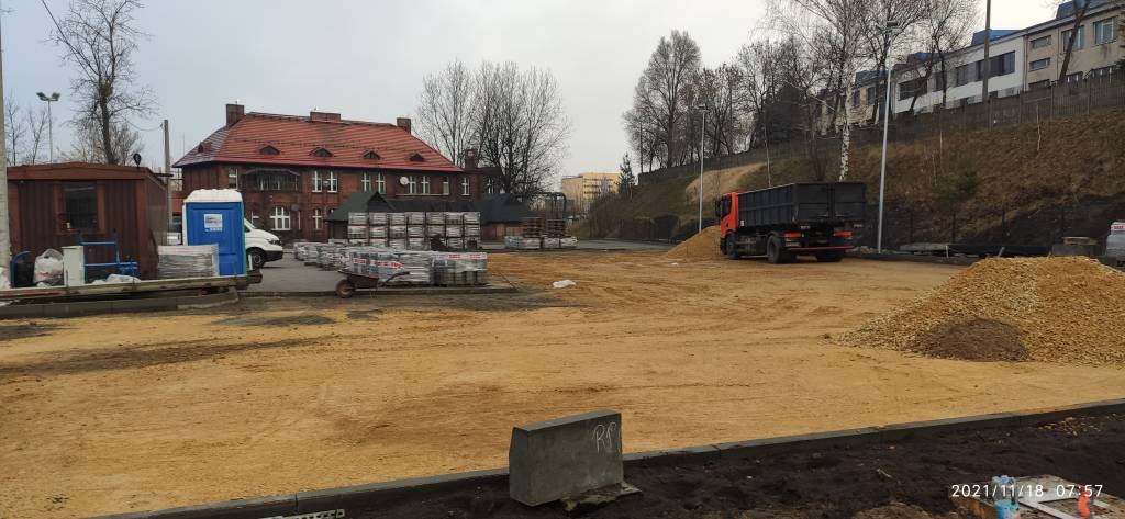 Inspektor Nadzoru przy budowie parkingu dla samochodów ciężarowych i osobowych w Katowicach; 2021-2022
